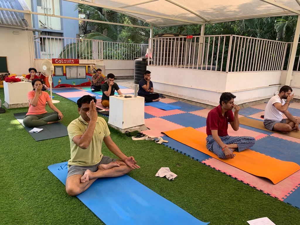 Peaceful meditation event at Anahat Yoga Pune